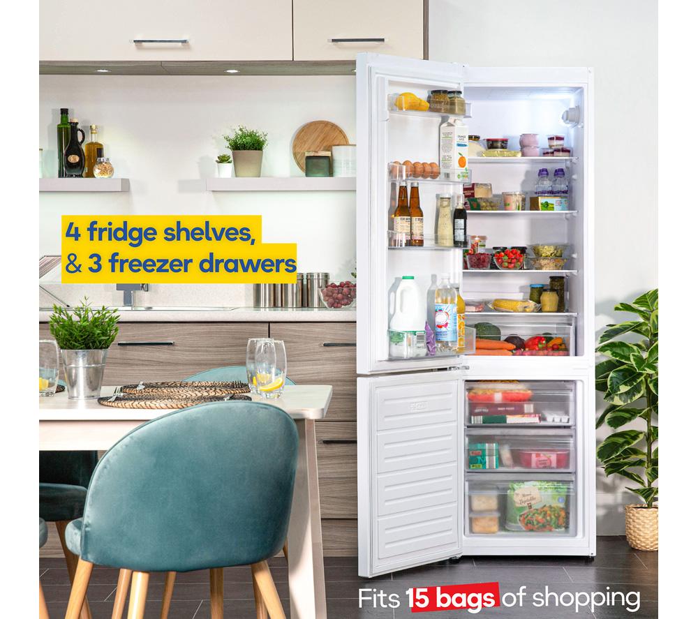 RUSSELL HOBBS RH180FF541E1W 70/30 Fridge Freezer - White image number 3 of 9