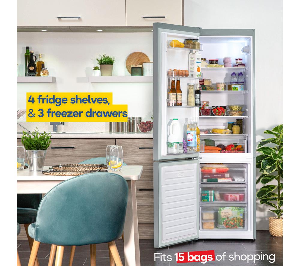 RUSSELL HOBBS RH180FF541E1S 70/30 Fridge Freezer - Silver image number 3 of 9