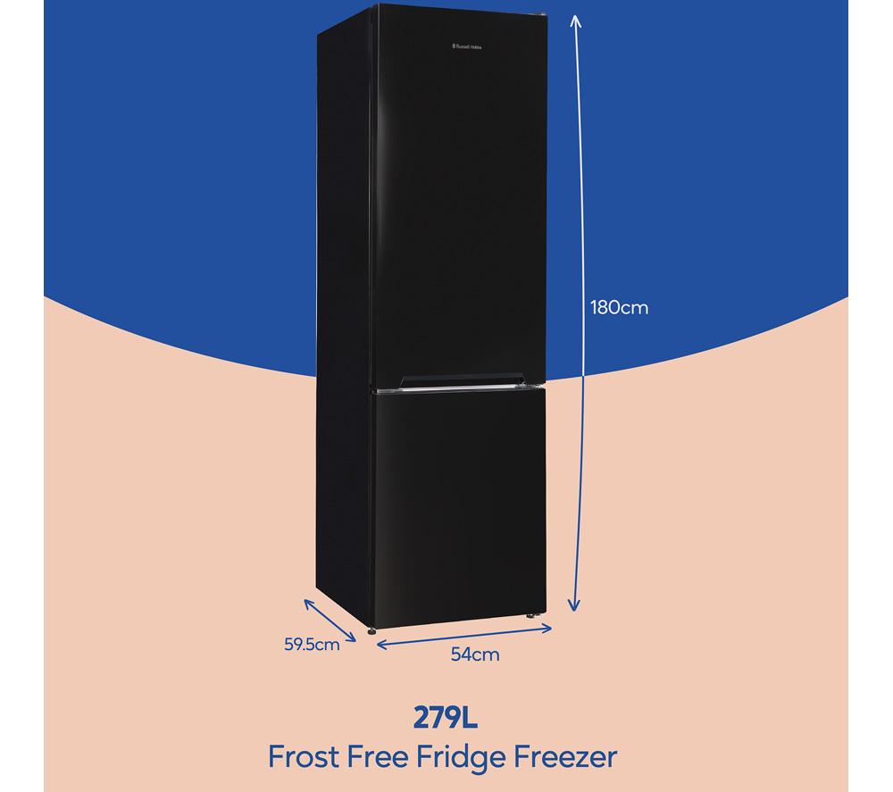 RUSSELL HOBBS RH180FFFF551E1B 70/30 Fridge Freezer - Black image number 4 of 9