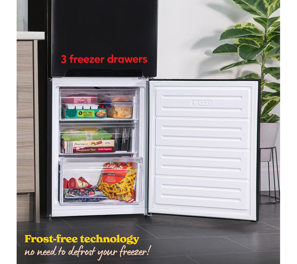 RUSSELL HOBBS RH180FFFF551E1B 70/30 Fridge Freezer - Black image number 7 of 9
