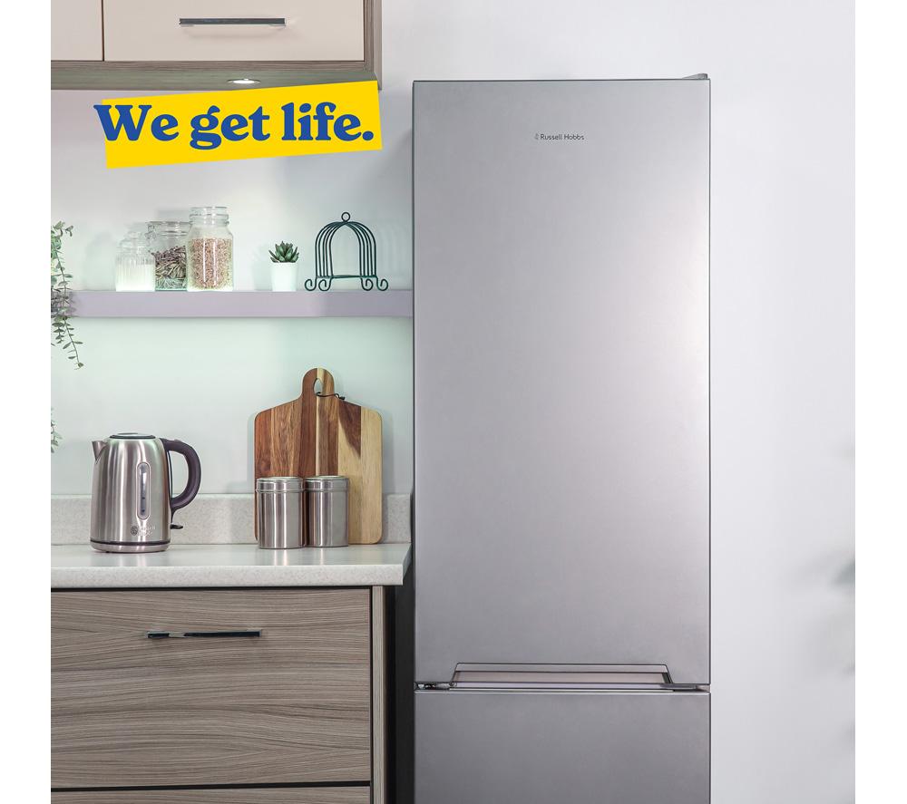 RUSSELL HOBBS RH180FFFF551E1S 70/30 Fridge Freezer - Silver image number 9 of 9