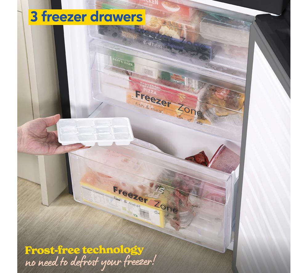 RUSSELL HOBBS RH180FFFF551E1BWD 70/30 Fridge Freezer - Black image number 6 of 10