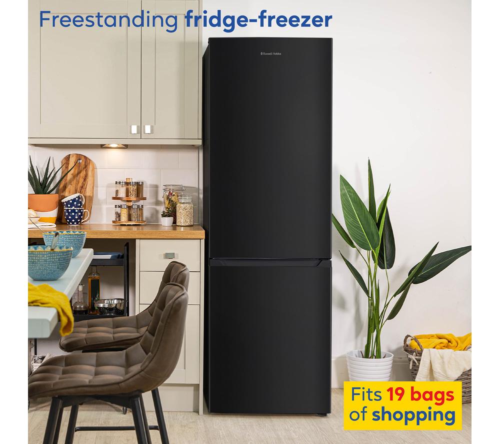 RUSSELL HOBBS RH186FFFF60B/01 70/30 Fridge Freezer - Black image number 3 of 11