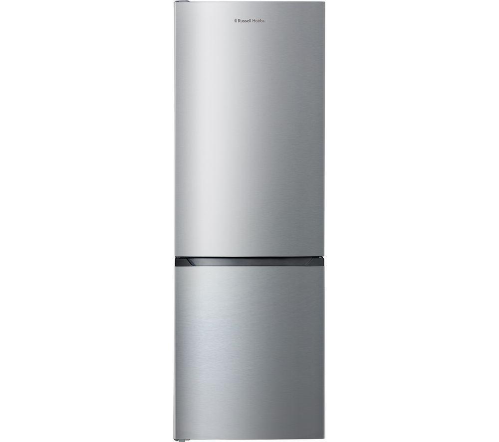 RUSSELL HOBBS RH186FFFF60SS/01 70/30 Fridge Freezer – Stainless Steel, Stainless Steel