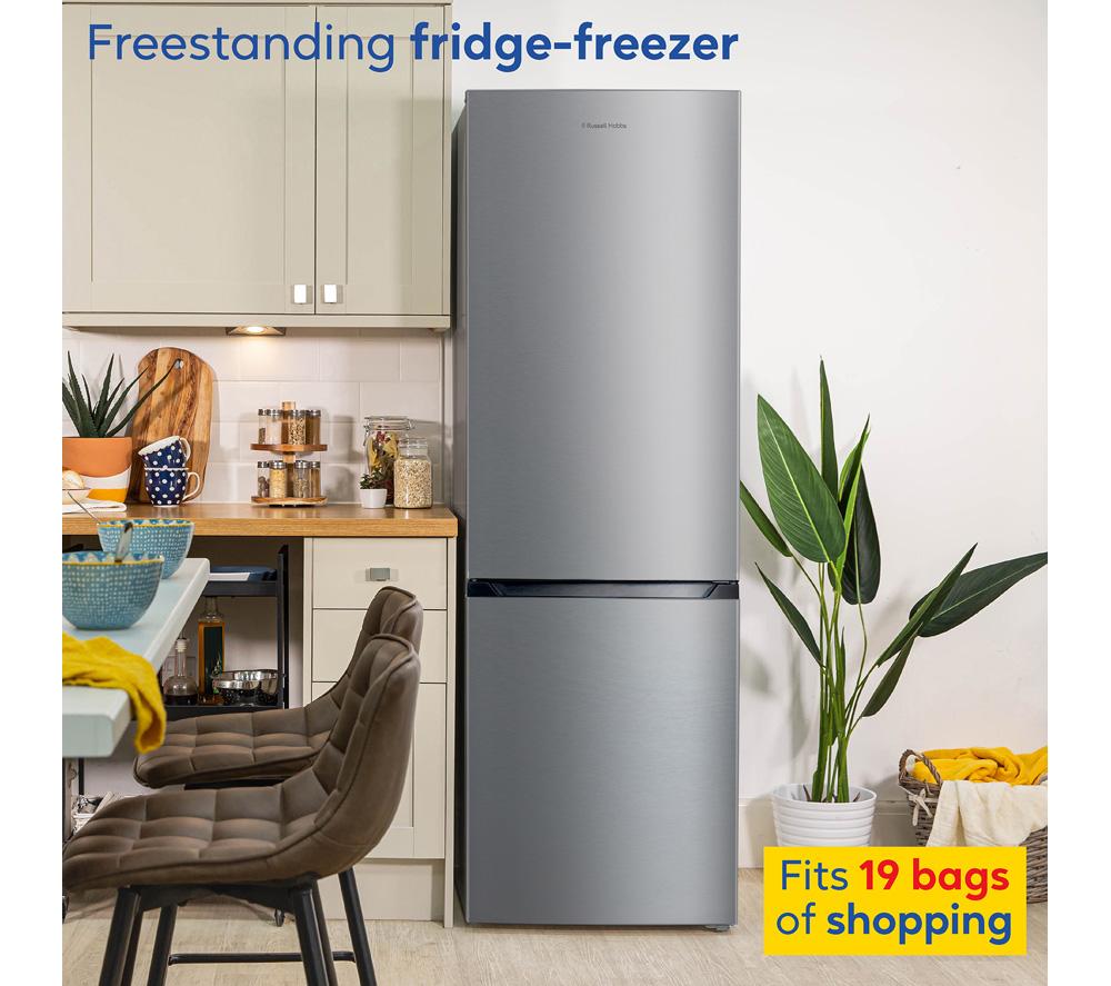 RUSSELL HOBBS RH186FFFF60SS/01 70/30 Fridge Freezer - Stainless Steel image number 2 of 11