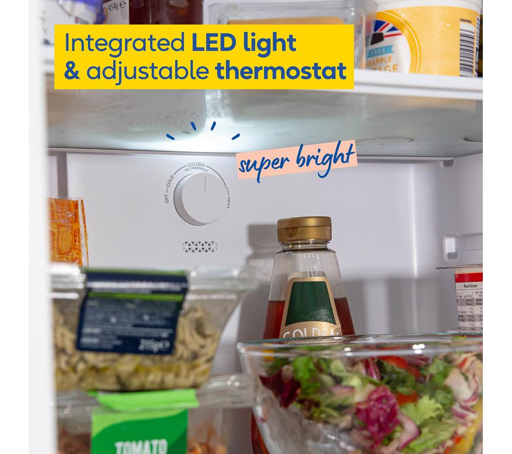 RUSSELL HOBBS RH186FFFF60SS/01 70/30 Fridge Freezer - Stainless Steel image number 5 of 11