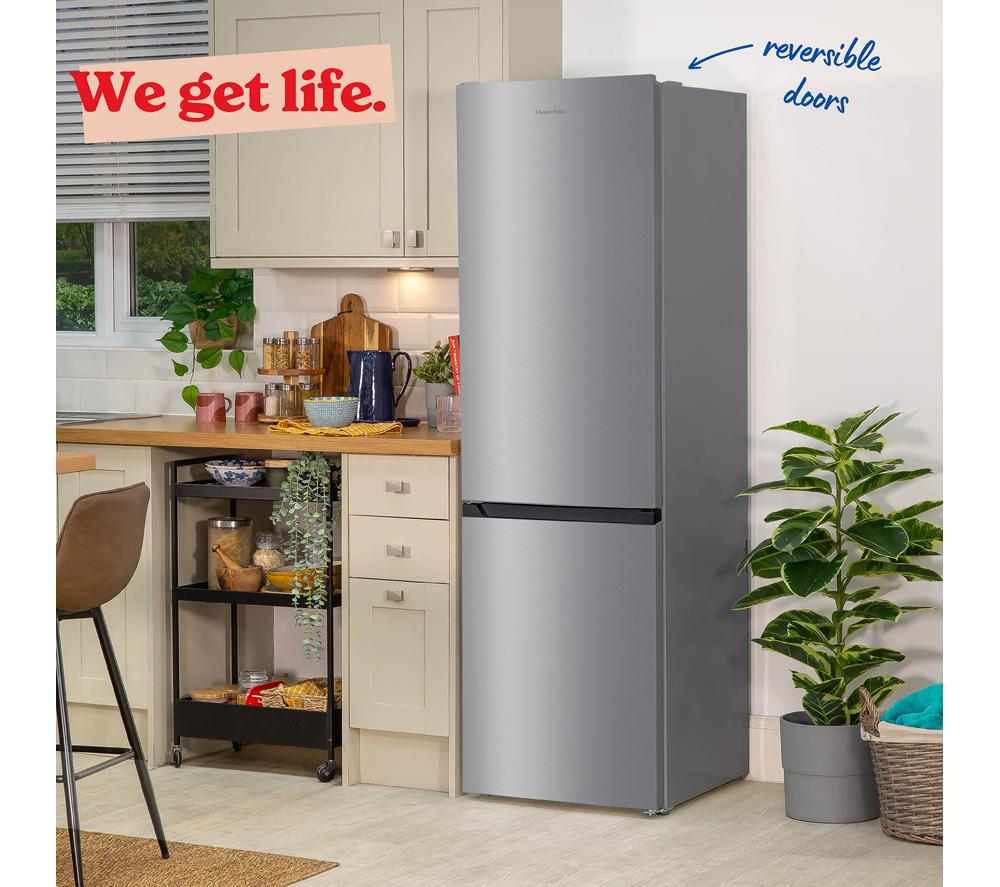 RUSSELL HOBBS RH186FFFF60SS/01 70/30 Fridge Freezer - Stainless Steel image number 7 of 11