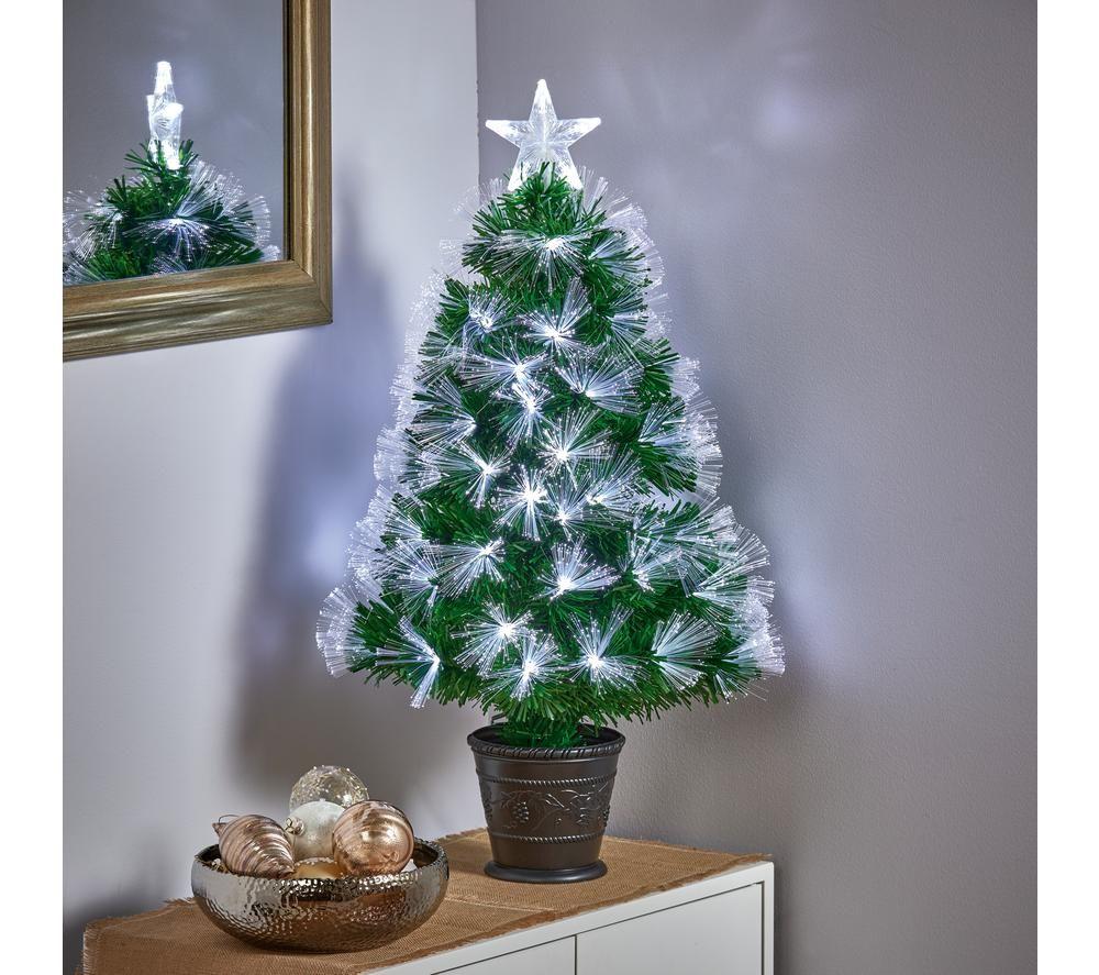 PREMIER Pre-lit Starbursts Potted Artificial Christmas Tree - 2.6 ft / 80 cm image number 4 of 5