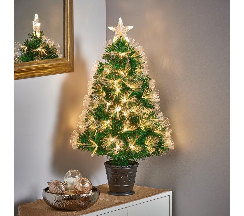 PREMIER Pre-lit Starbursts Potted Artificial Christmas Tree - 2.6 ft / 80 cm image number 5 of 5