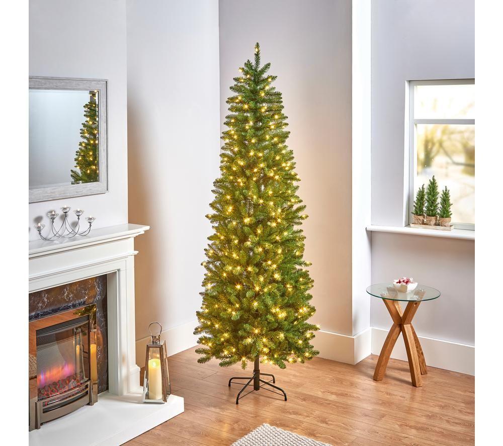 PREMIER Pre-lit Kingswood Artificial Christmas Tree - 6.5 ft / 200 cm image number 6 of 6