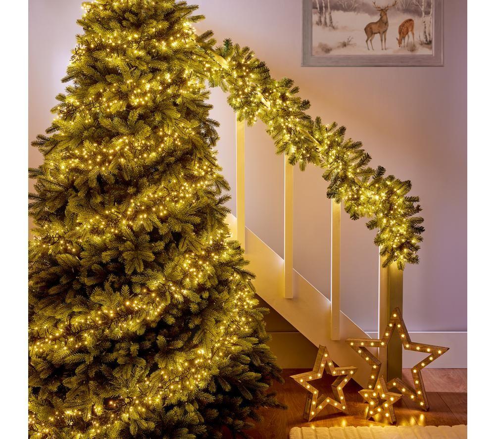 PREMIER ClusterBrights 2000 Warm White LED String Lights - 25 m image number 2 of 9