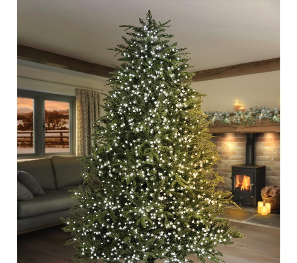 PREMIER TreeBrights 1000 White LED String Lights with Timer - 25 m image number 4 of 5
