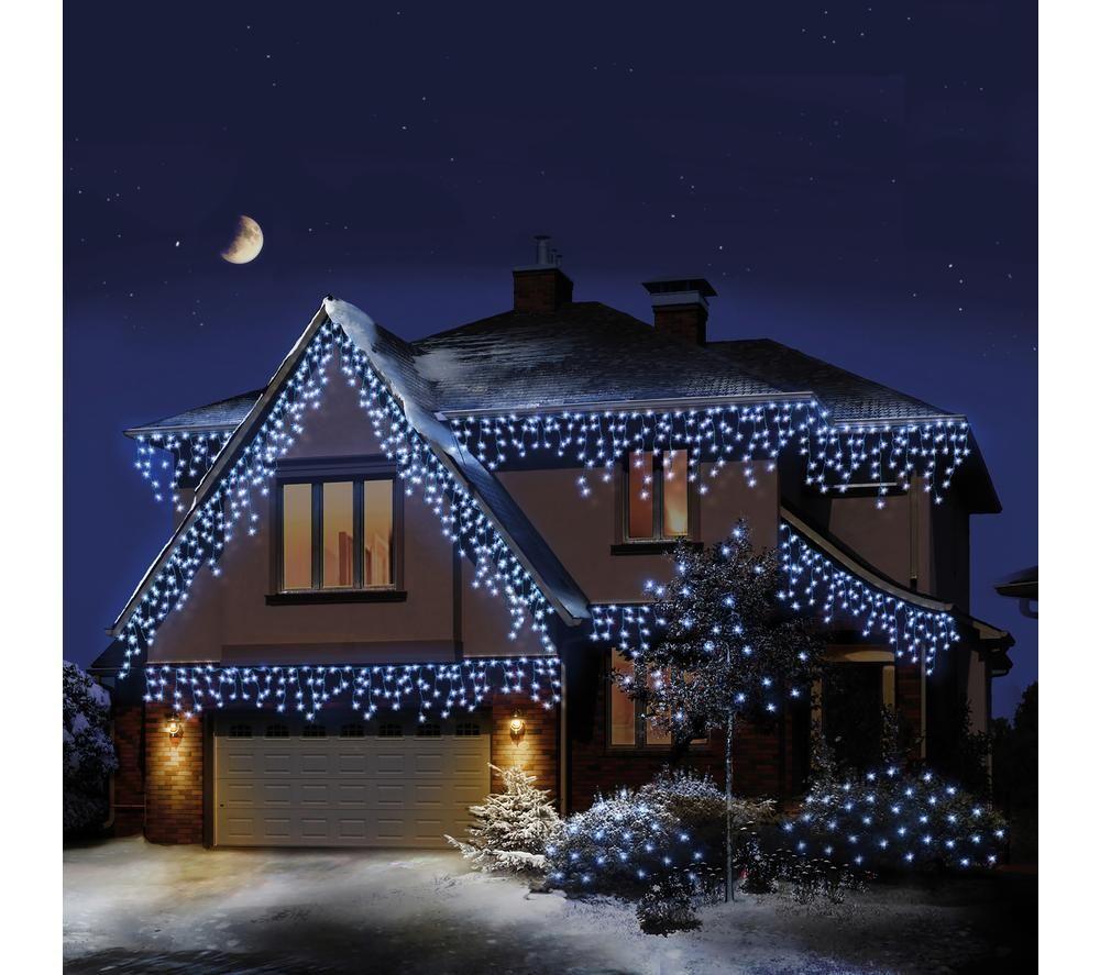 PREMIER Snowing IcicleBrights 720 White LED Lights with Timer - 17.8 m image number 3 of 4