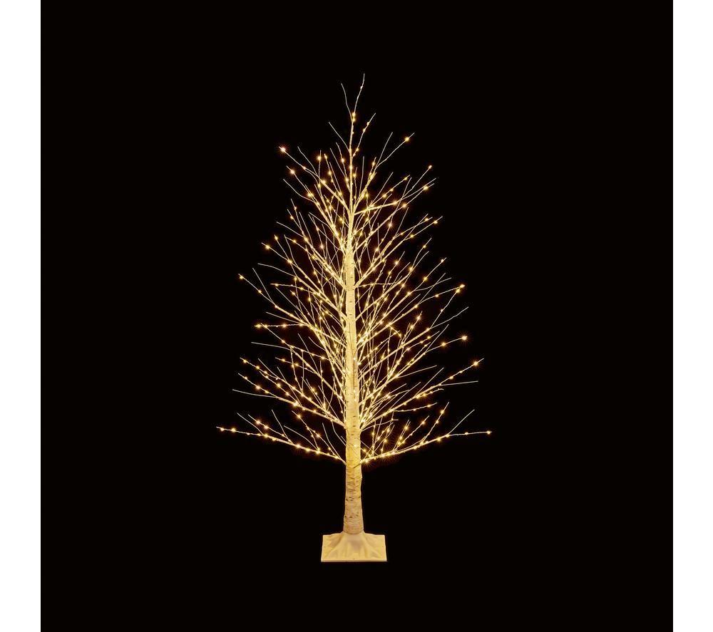 PREMIER Birch Tree with 1100 Twinkling Warm White LEDs - 5.9 ft / 180 cm image number 4 of 4