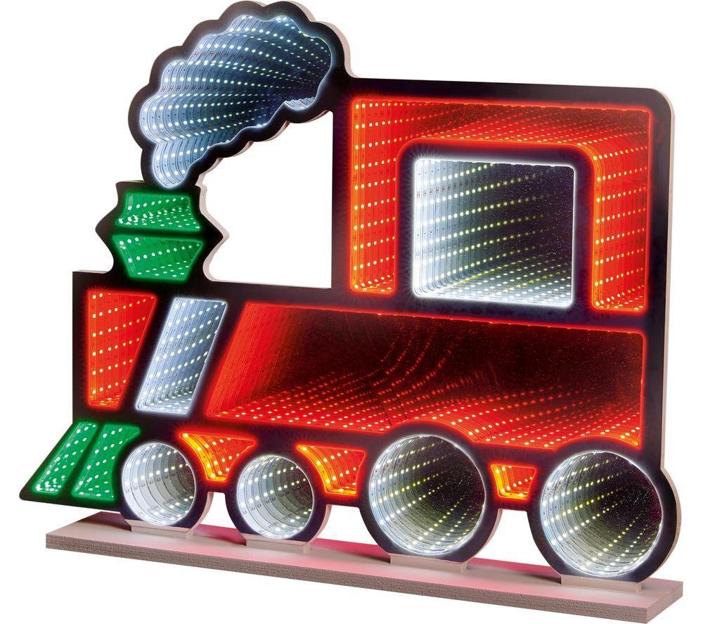 Premier Multicolor 60Cm Festive Train Infinity Led Christmas Light Figure, Multicoloured, Indoor - Image 3