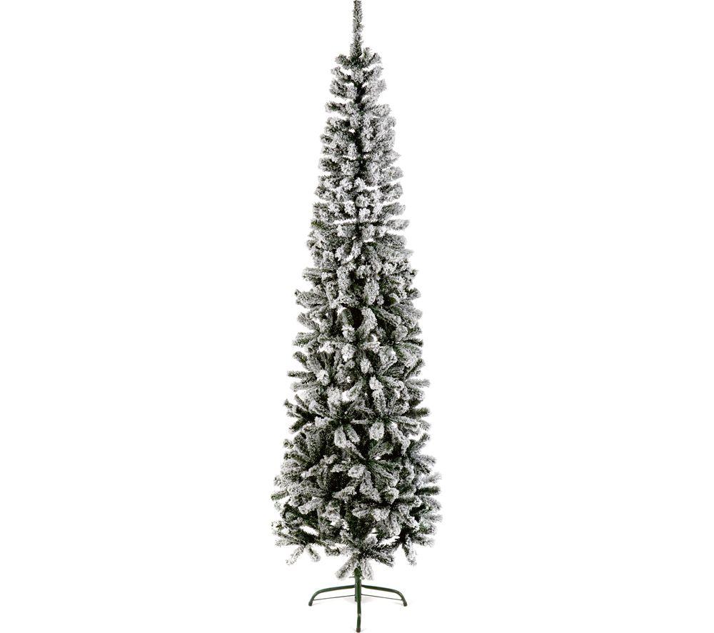 Premier Snow Flocked Spruce Artificial Christmas Tree - 7 Ft / 220 Cm