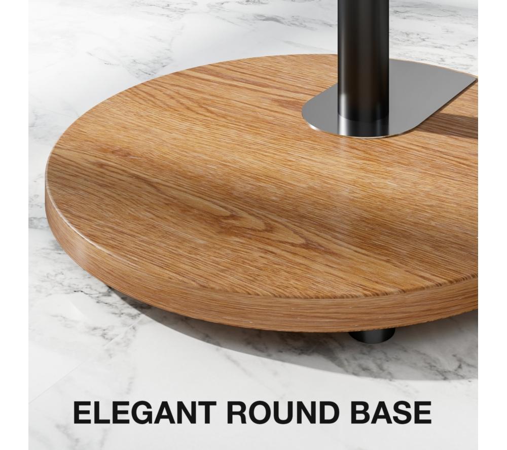 TTAP FSC-OAK 480 mm TV Stand with Bracket for up to 65" TVs - Oak & Black image number 4 of 9