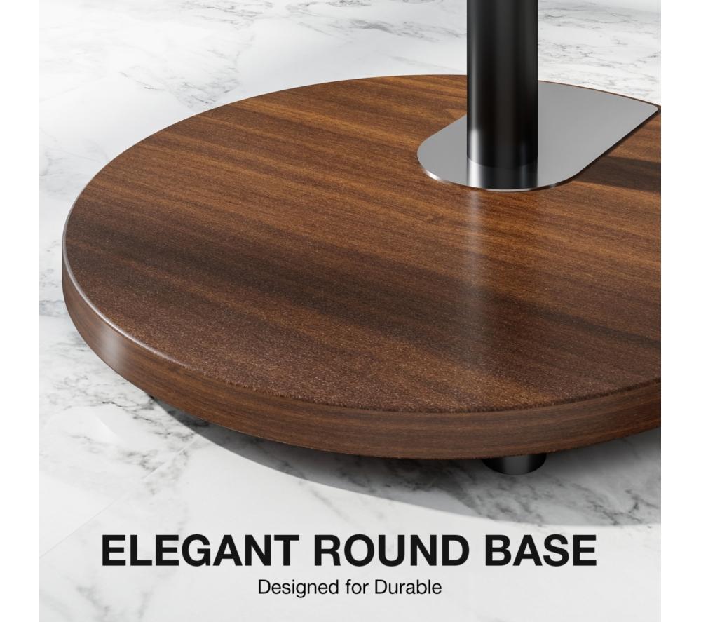 TTAP FSC-WAL 480 mm TV Stand with Bracket for up to 65" TVs - Walnut & Black image number 4 of 9