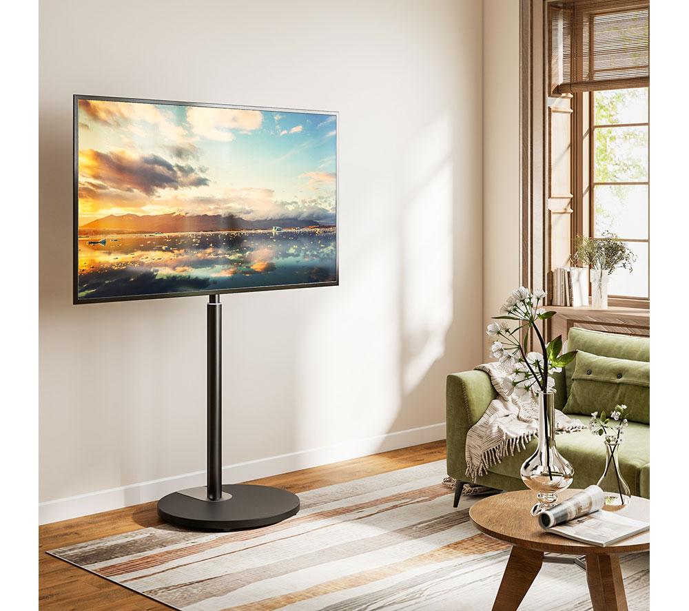 TTAP FSC-BLK 480 mm TV Stand with Bracket for up to 65" TVs - Black image number 3 of 9