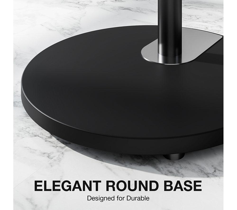 TTAP FSC-BLK 480 mm TV Stand with Bracket for up to 65" TVs - Black image number 4 of 9