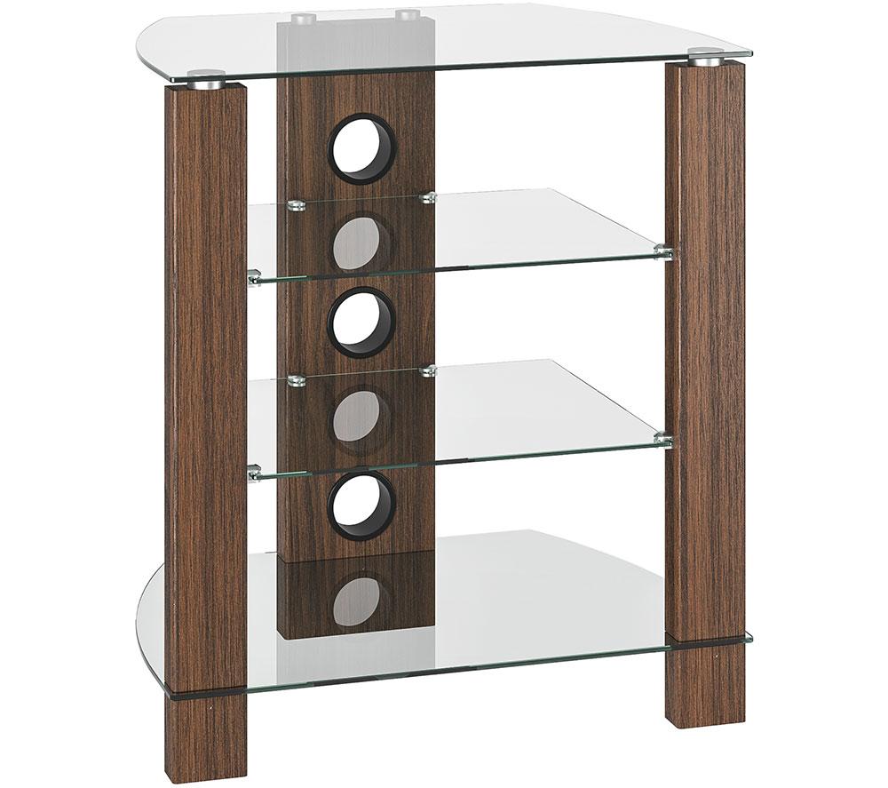 TTAP Vision 650 mm HiFi & TV Stand for up to 50" TVs - Walnut image number 2 of 9