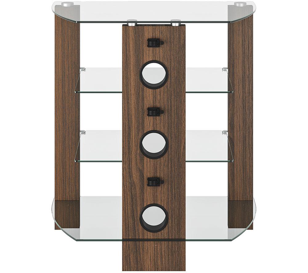 TTAP Vision 650 mm HiFi & TV Stand for up to 50" TVs - Walnut image number 5 of 9