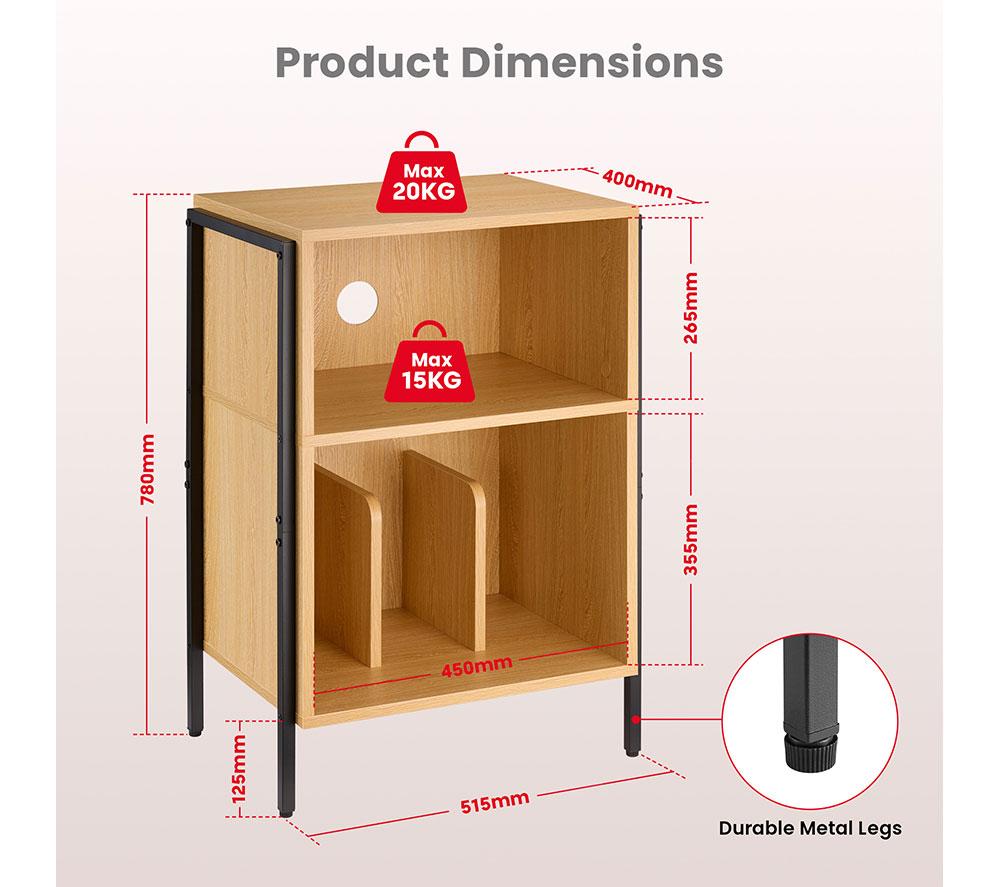 TTAP Valencia 480 mm Turntable Stand - Oak image number 4 of 8