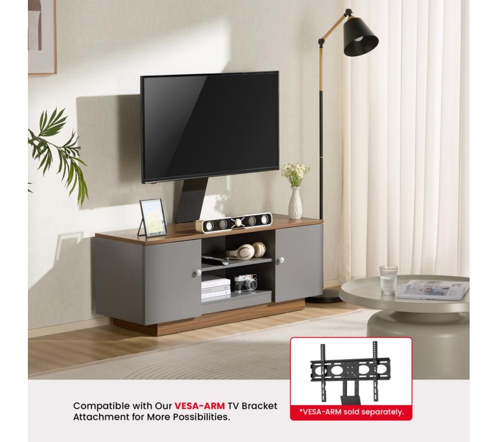 TTAP Venice 1200 mm TV Stand for up to 65" TVs - Grey image number 7 of 7