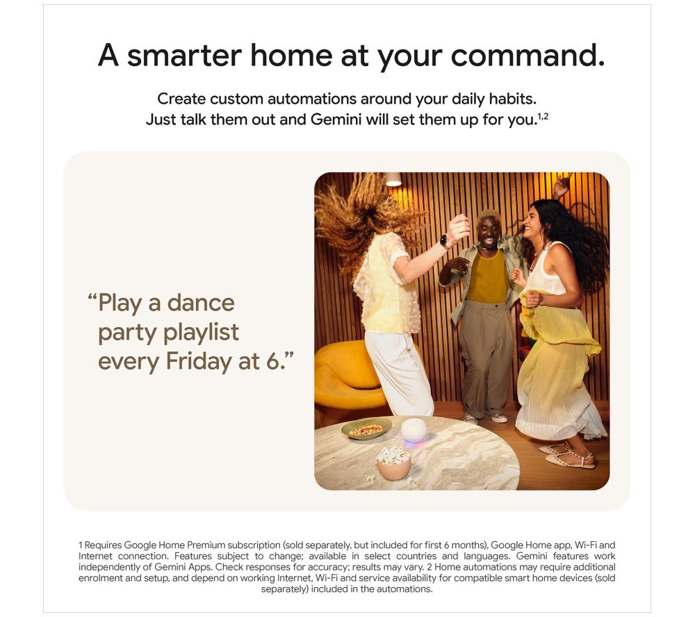 GOOGLE Home Speaker (2026) - Porcelain image number 5 of 6