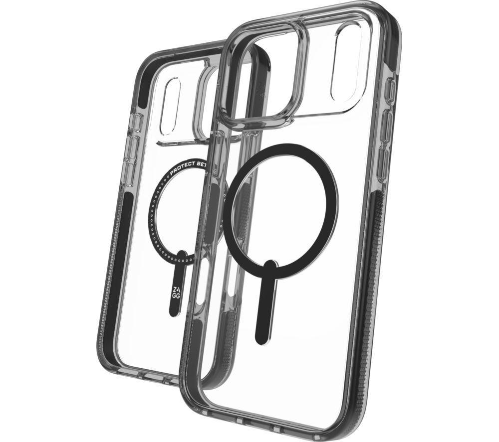 ZAGG Santa Cruz Snap iPhone 17 Pro Max Magsafe Case - Clear & Black image number 5 of 5