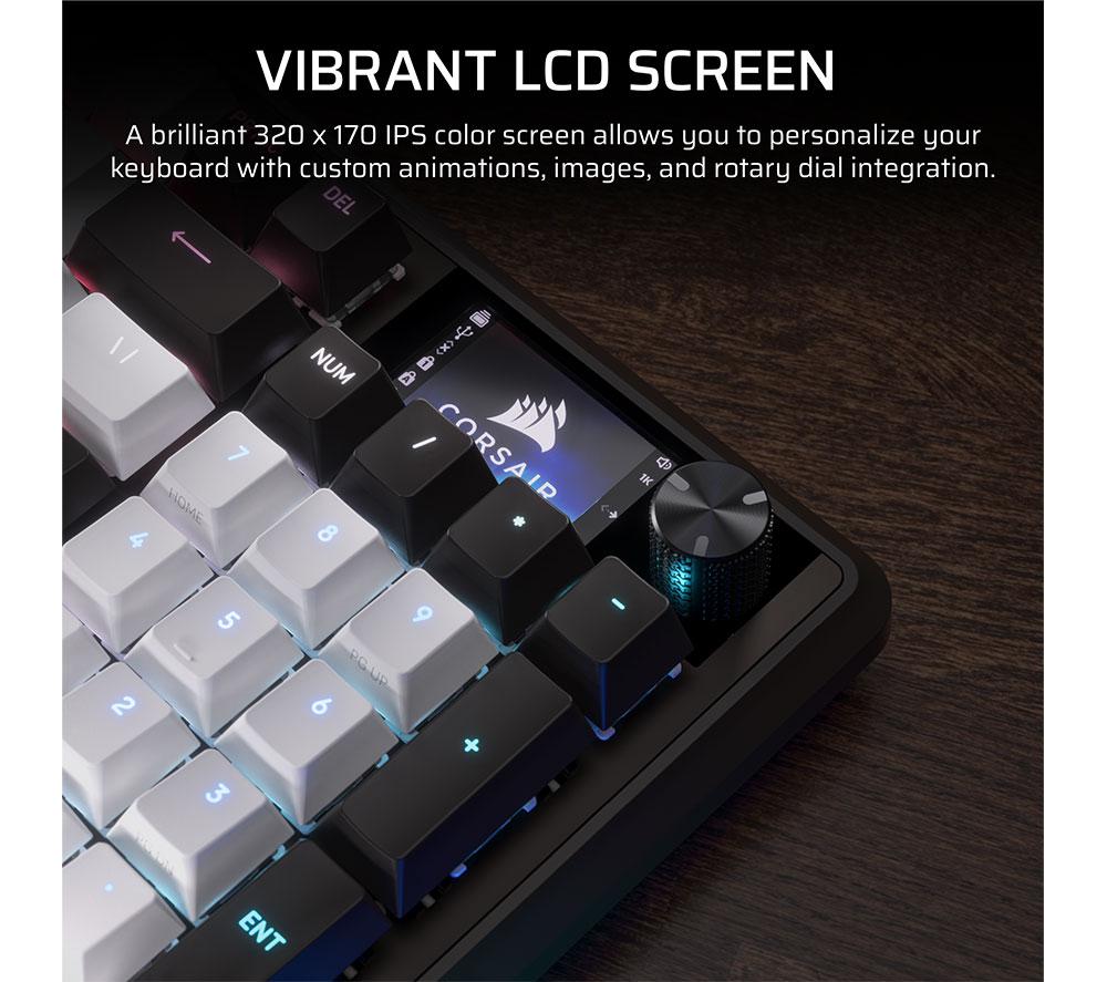 CORSAIR VANGUARD 96 Mechanical Gaming Keyboard - Black & Dual Tone image number 10 of 12