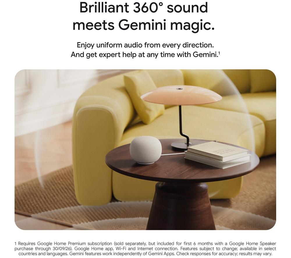 GOOGLE Home Speaker (2026) - Hazel image number 3 of 7