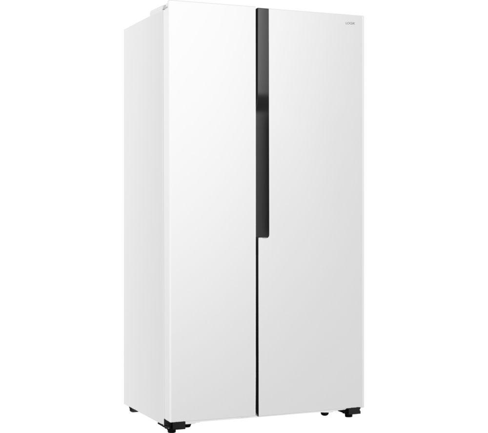 LOGIK LESSBSW26 Slim American-Style Fridge Freezer - White image number 2 of 6