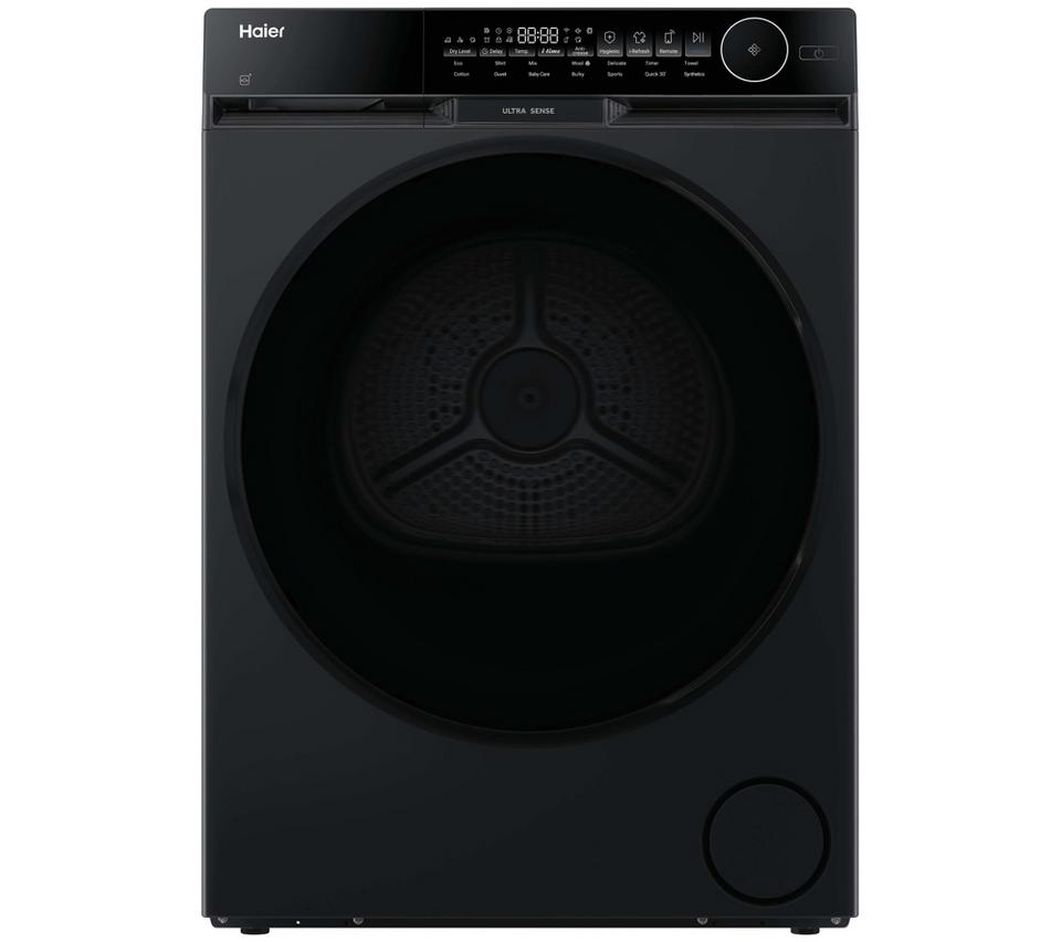 HAIER X Series 9 HD100-CQ387BU1UK WiFi-enabled 10 kg Heat Pump Tumble Dryer - Black