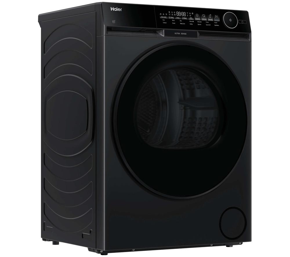 HAIER X Series 9 HD100-CQ387BU1UK WiFi-enabled 10 kg Heat Pump Tumble Dryer - Black image number 3 of 16