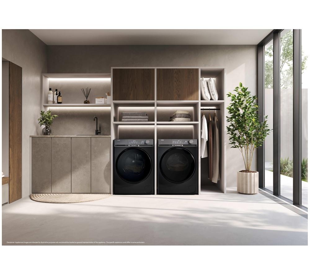 HAIER X Series 9 HD100-CQ387BU1UK WiFi-enabled 10 kg Heat Pump Tumble Dryer - Black image number 5 of 16