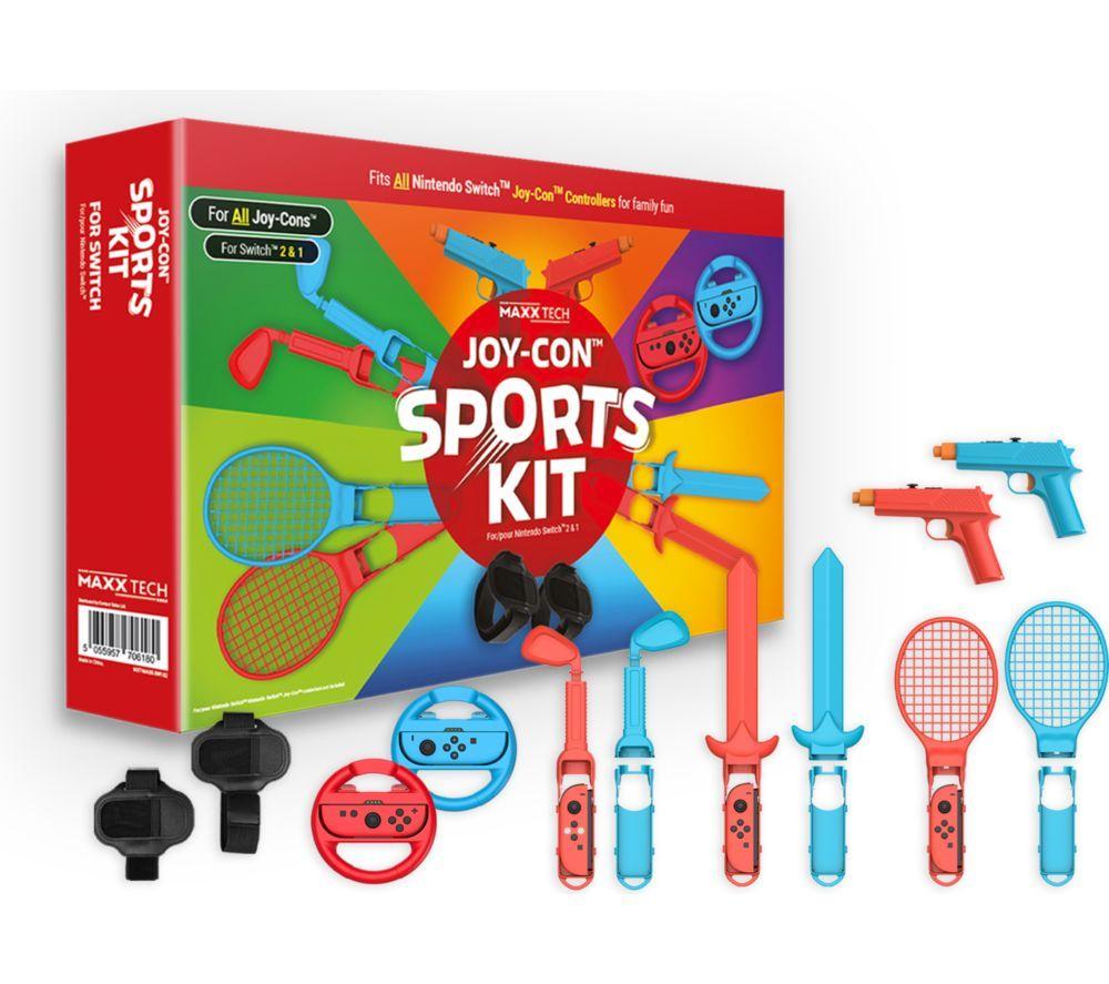 Maxx Tech Nintendo Switch 1 & 2 Joy-Con Sports Kit