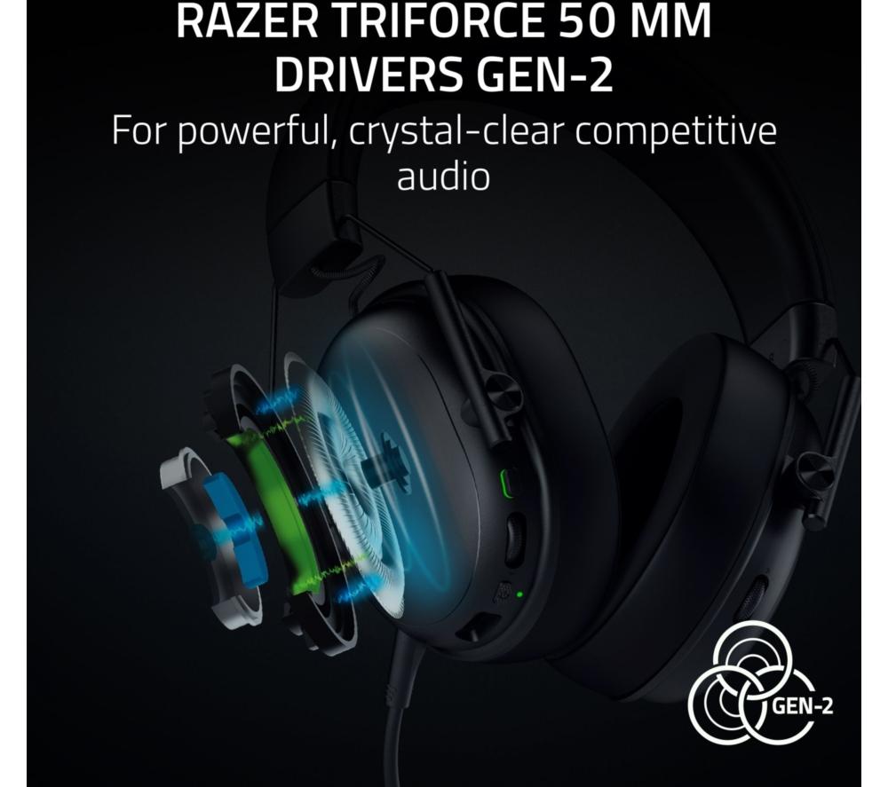 RAZER BlackShark V3 X Hyperspeed Wireless Gaming Headset - Black image number 2 of 9