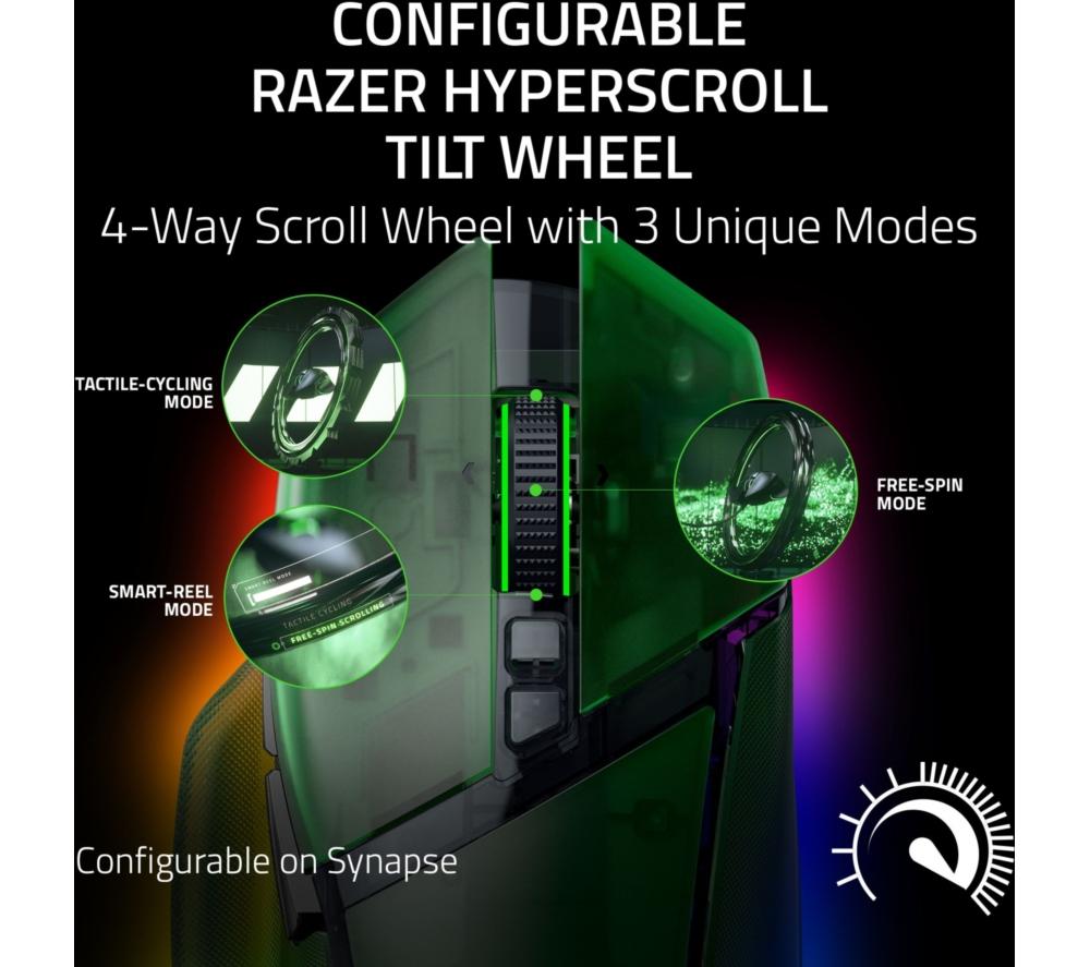 RAZER Basilisk V3 Pro 35K RGB Wireless Optical Gaming Mouse image number 2 of 9