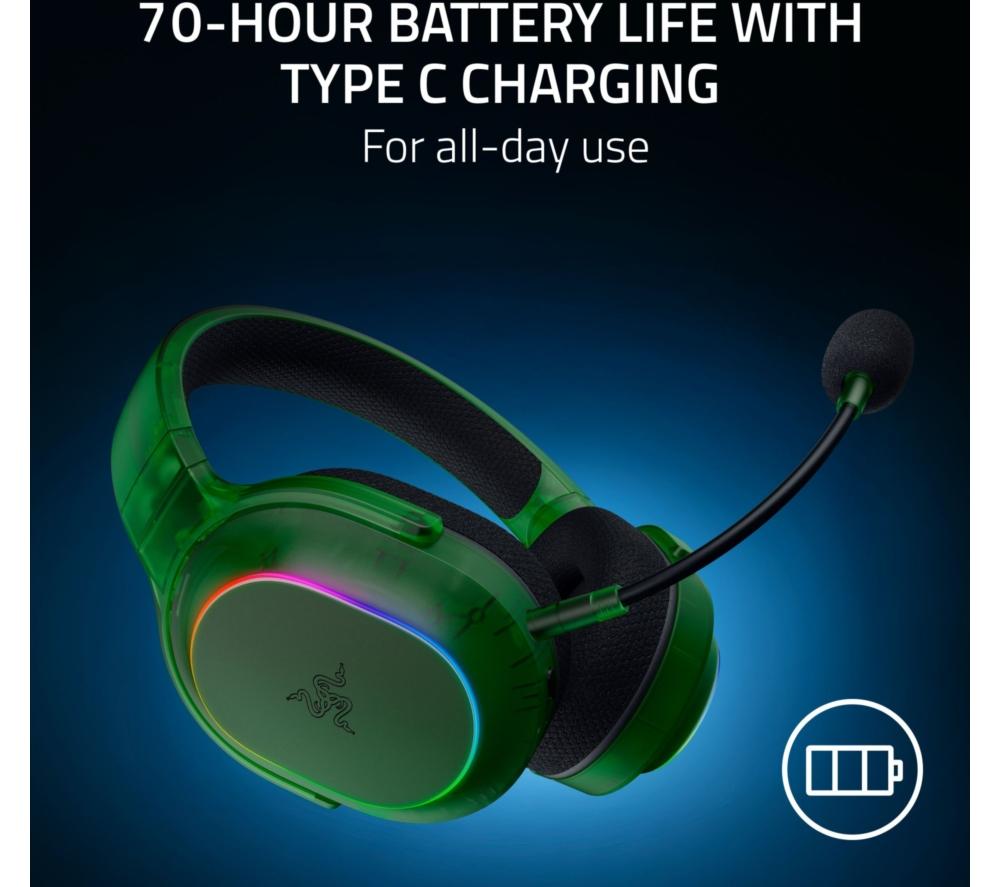 ヘッドホン Barracuda X Chroma Phantom Green Edition Razer Barracuda X Phantom Green Edition - Wireless Multi-Platform