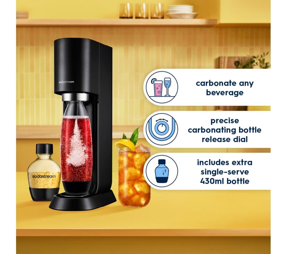 SODASTREAM Mix Sparkling Water Maker - Black image number 2 of 9