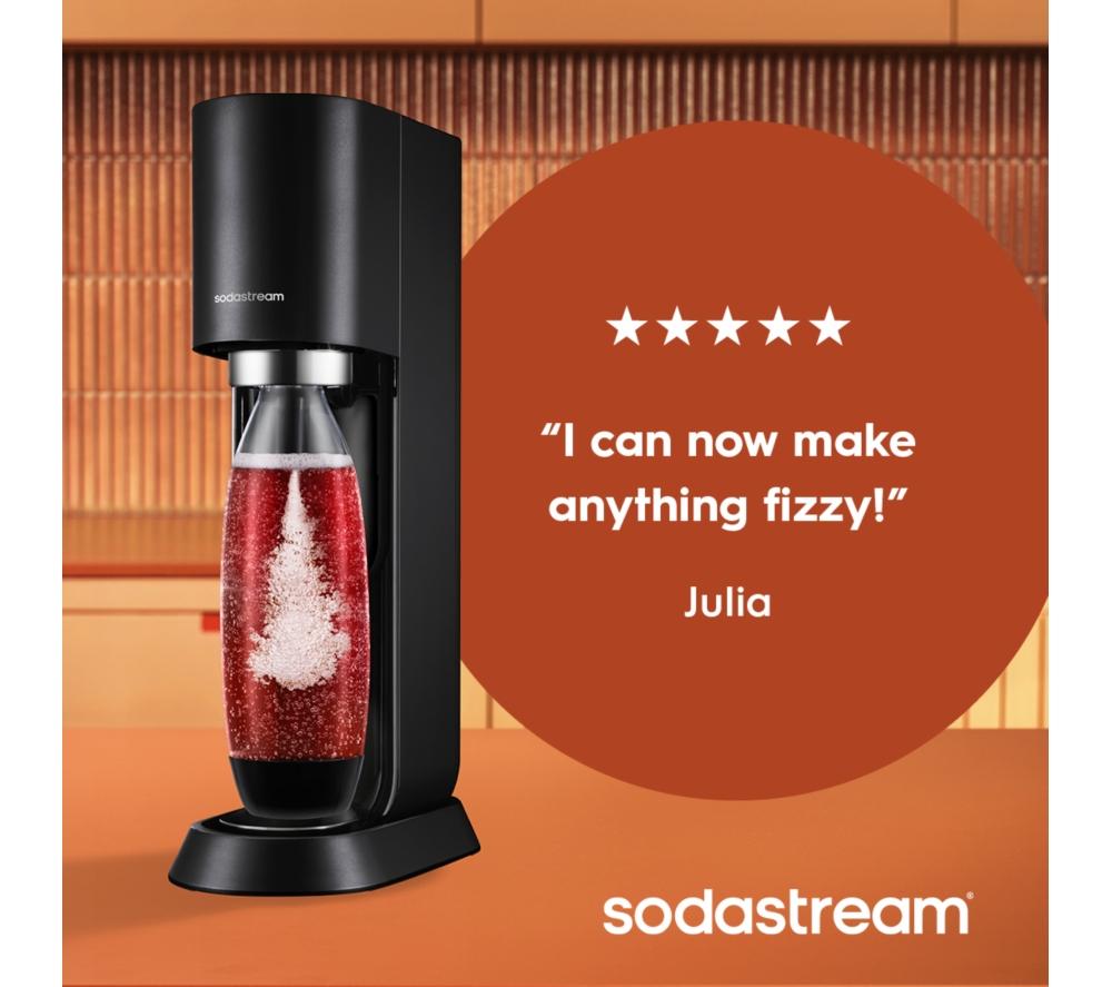 SODASTREAM Mix Sparkling Water Maker - Black image number 4 of 9