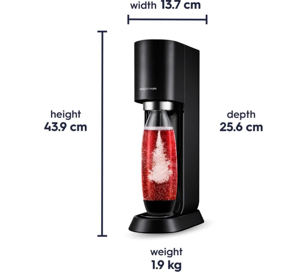 SODASTREAM Mix Sparkling Water Maker - Black image number 8 of 9