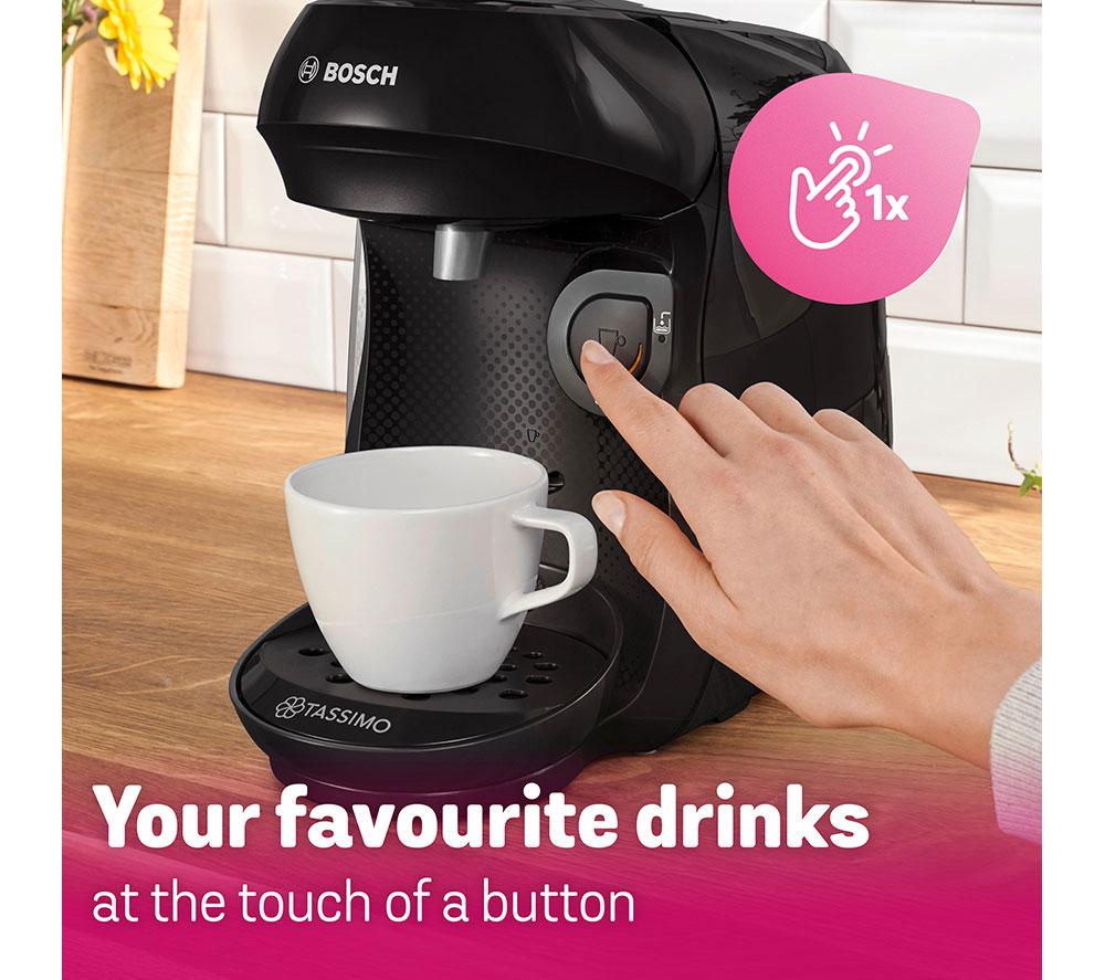 TASSIMO by Bosch Happy Friendly TAS102EGBC Coffee Machine Starter Kit - Black image number 6 of 9