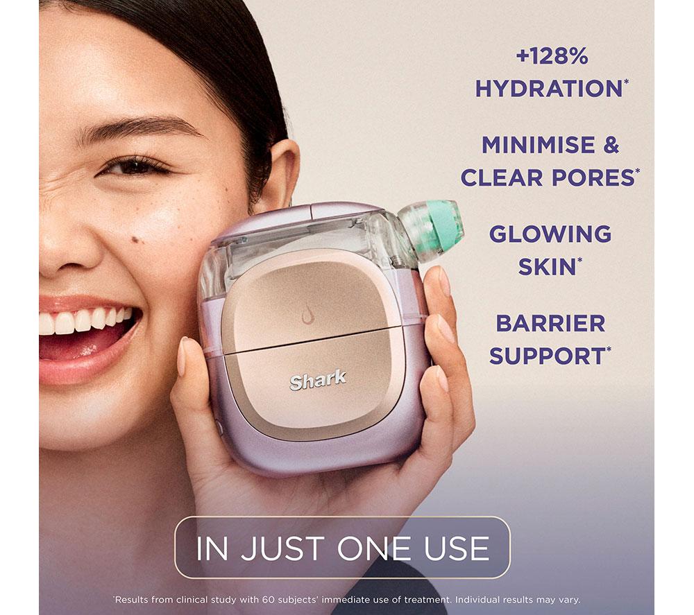 SHARK FacialPro Glow + DePuffi At Home Facial - Warm Black image number 12 of 15