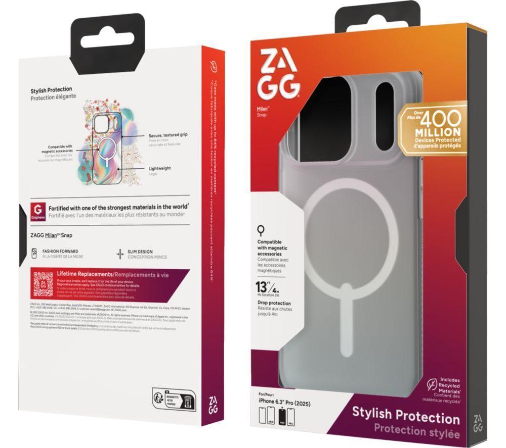 ZAGG Milan Snap iPhone 17 Pro Case - Iridescent image number 2 of 2