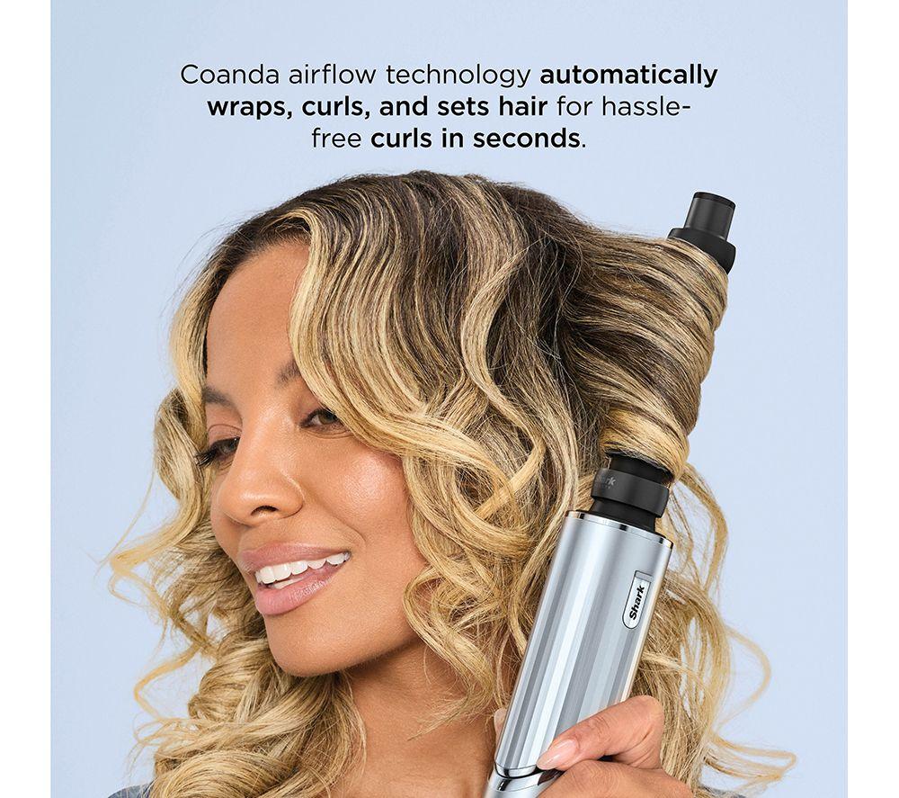 SHARK HD476WHUK Limited Edition FlexStyle Air Styler & Hair Dryer with Storage Case - Glacial Blue image number 4 of 12
