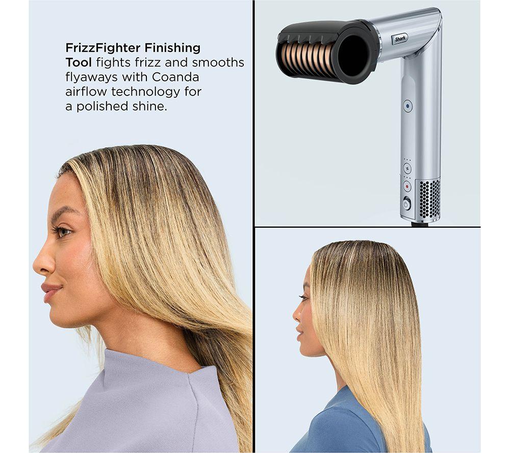 SHARK HD476WHUK Limited Edition FlexStyle Air Styler & Hair Dryer with Storage Case - Glacial Blue image number 7 of 12