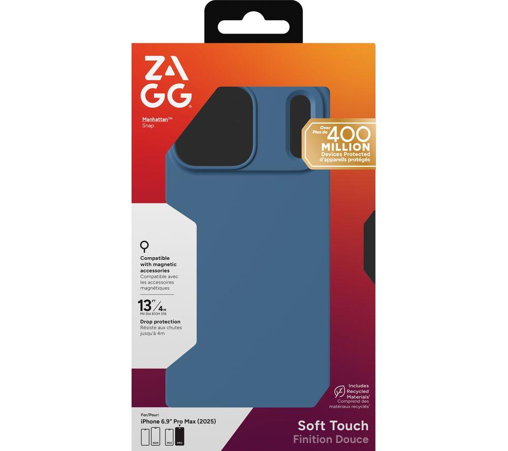 ZAGG Manhattan Snap iPhone 17 Pro Max Case - Ocean Abyss image number 10 of 11