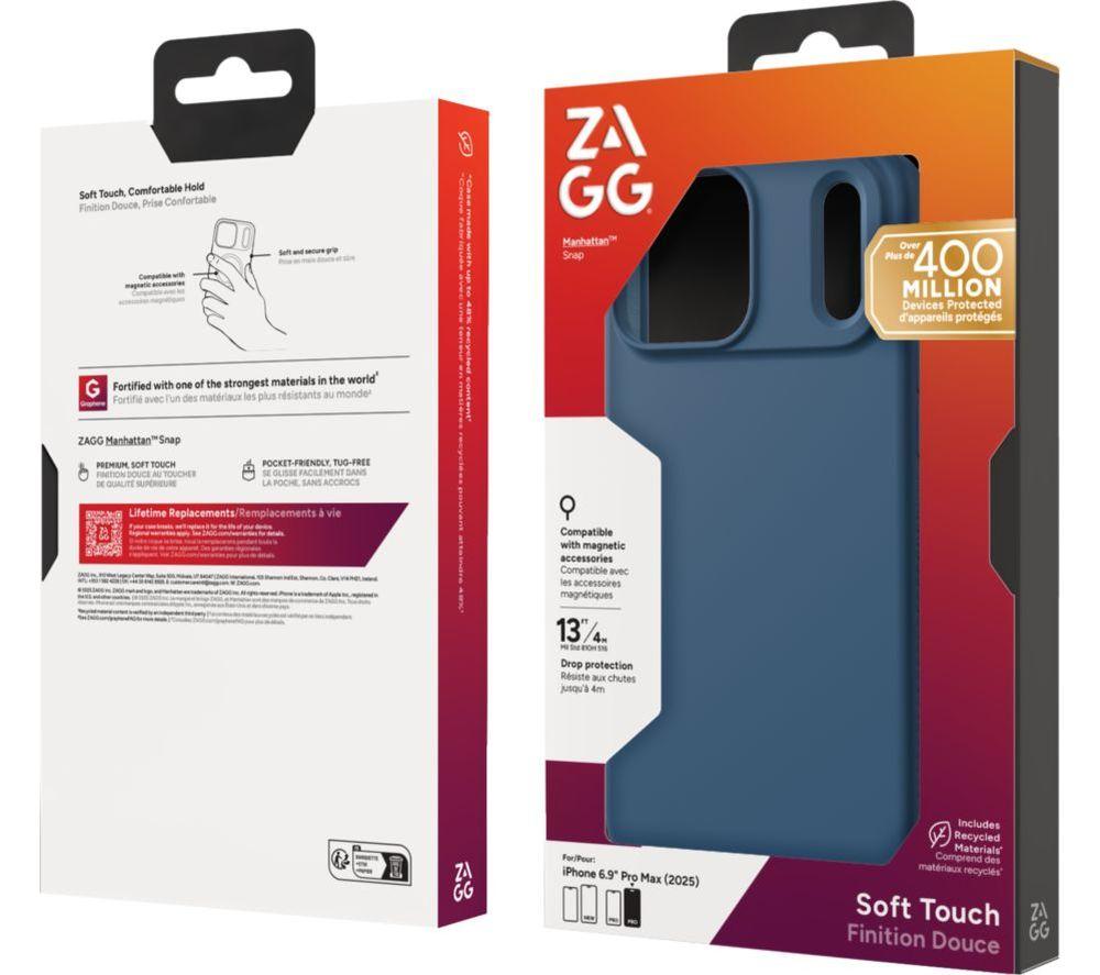 ZAGG Manhattan Snap iPhone 17 Pro Max Case - Ocean Abyss image number 11 of 11